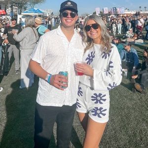 Floral sweater set size small